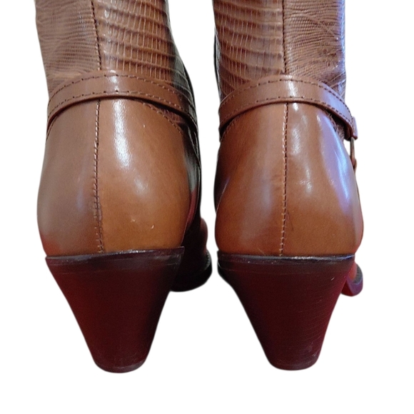 Maria Lya Women's Brown Western  Cowgirl Boots Size 8 - Picture 8 of 11